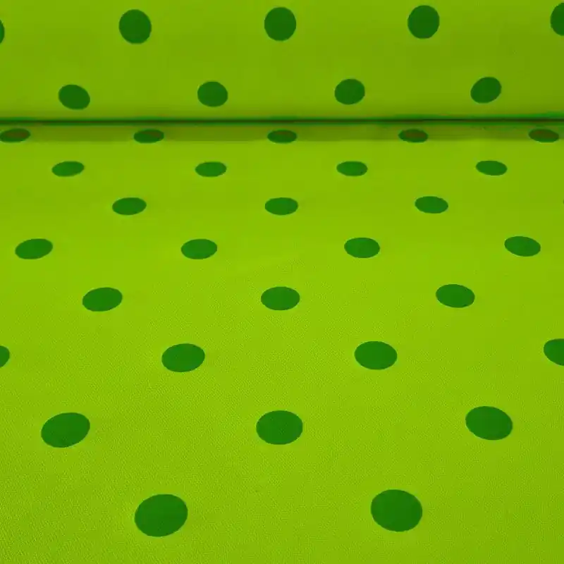 Oferta Tela de Polytecno Bielástico Verde Pistacho Lunar Loco 2cm Monocolor (ancho 1,50M)
