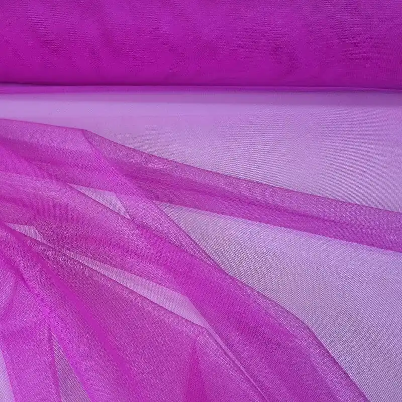 Tela de Tul Sedoso Buganvilla Flamenca (ancho 1,60M) Última Versión