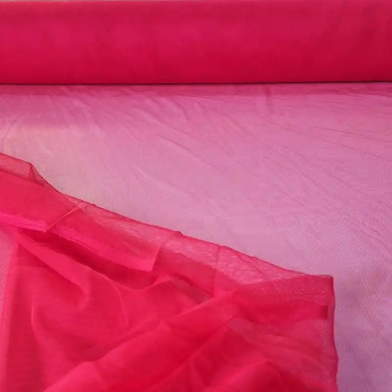 Tela de Tul Sedoso Roja Flamenca (ancho 1,60M) Auténtico