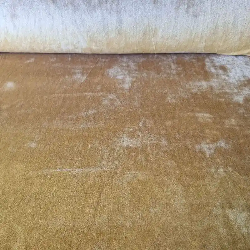 Tela de Terciopelo Mate Dorado con Lycra (ancho 1,50M) Solo Hoy