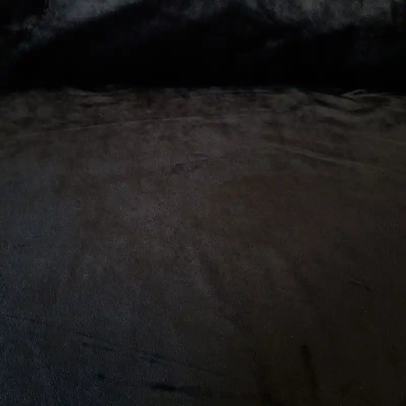 Tela de Terciopelo Mate Negra con Lycra (ancho 1,50M) Certificado