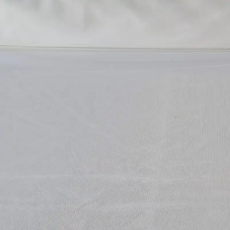 Tela de Tul Marfil con Blondas Bordadas (ancho 1,34M) Oferta Flash