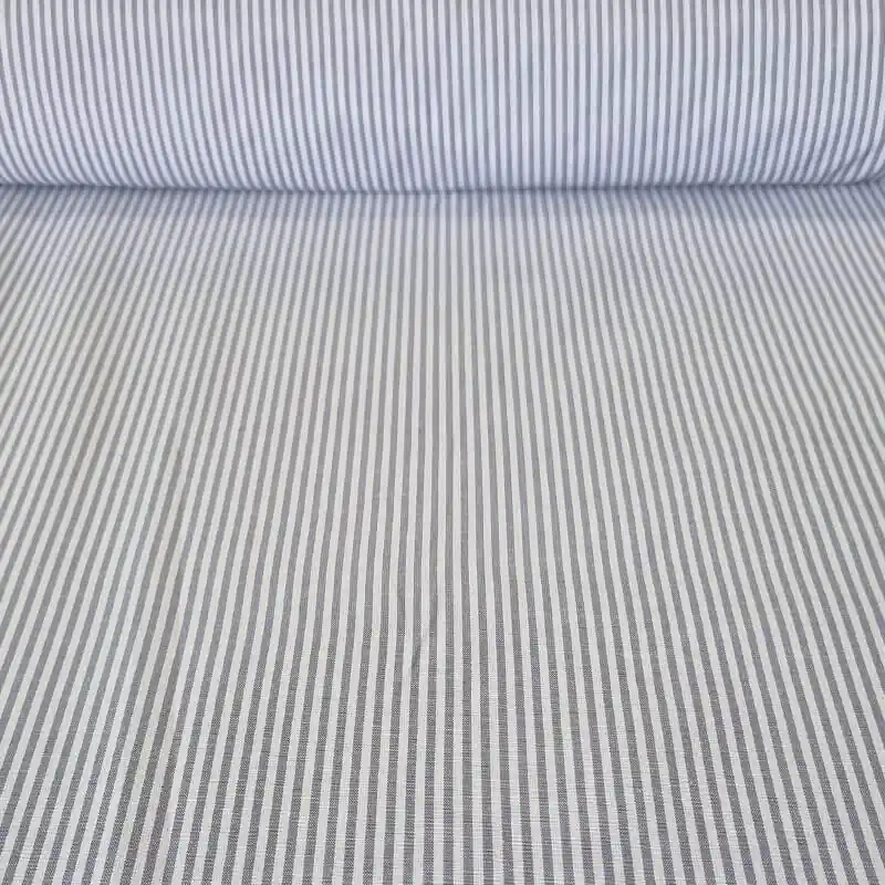 Tela de Vichy Rayas 3mm Malva (ancho 1,60M) Gran Oferta