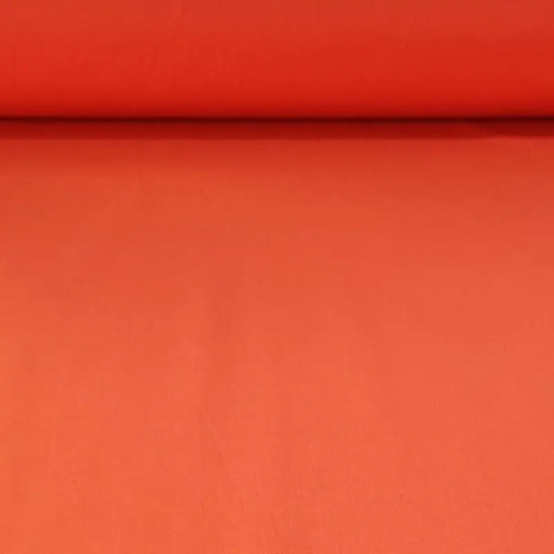 Tela de Popelín Naranja para Forro (ancho 1,50M) Auténtico