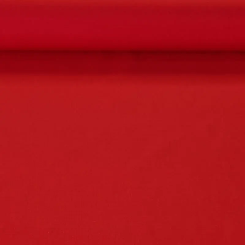 De Moda Tela de Popelín Roja para Forro (ancho 1,50M)