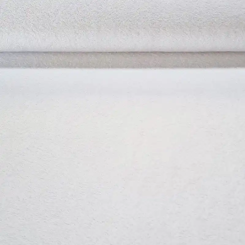 Tela de Rizo de Toalla Algodón Blanca (ancho 1,60M) Promoción Exclusiva