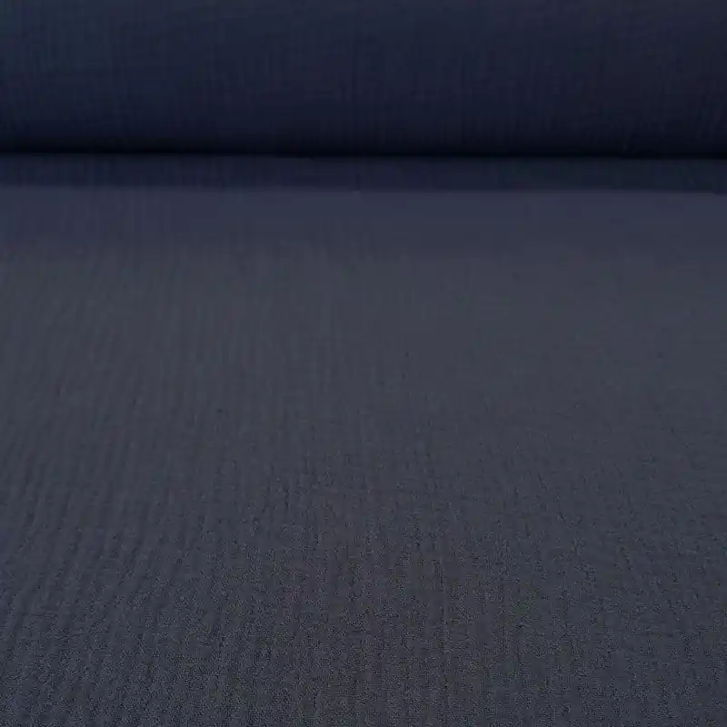 Tela de Doble Gasa Bambula Azul Jeans (ancho 1,30M) Última Oportunidad