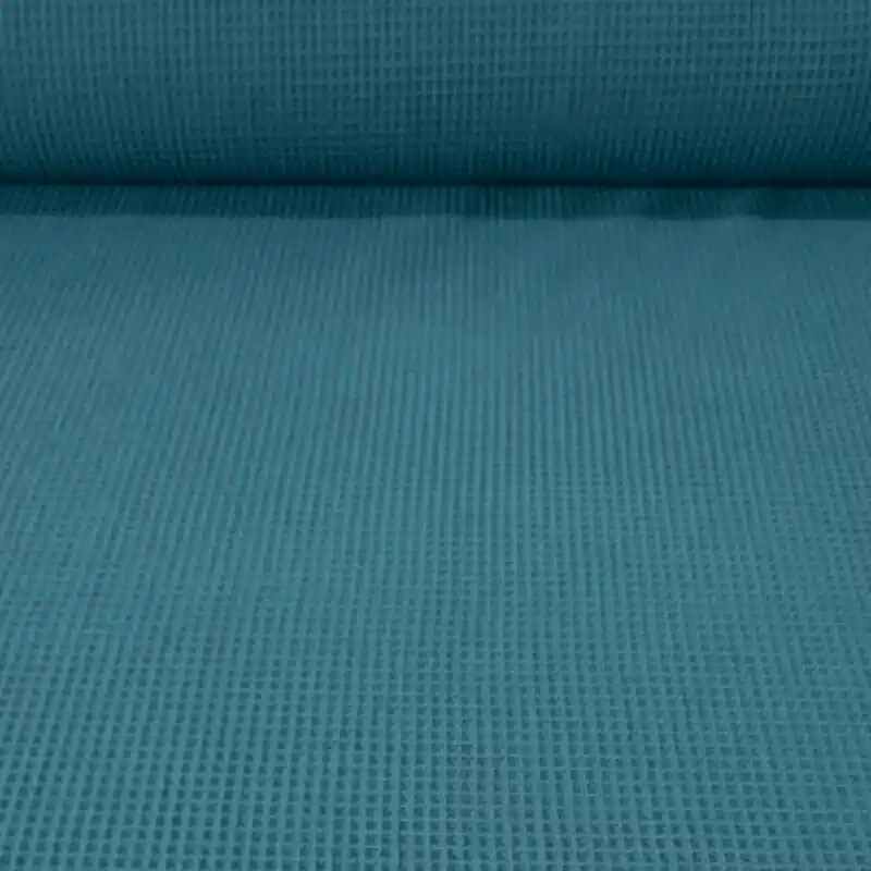 Tela de Piqué Waffle Petróleo (ancho 1,50M) Compra Ahora