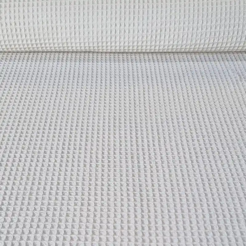 Tela de Piqué Waffle Cruda (ancho 1,50M) Venta Final