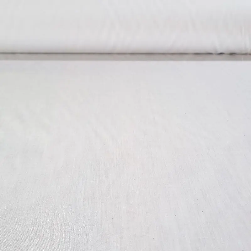 Tela Blanca de Popelín 100% Algodón (ancho 1,50M) Compra Ahora