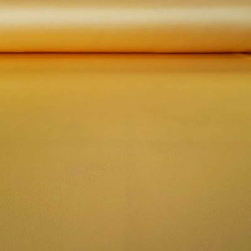 Directo De Fábrica Tela de Raso Poliéster 100% Brillo y Mate Dorado (ancho 1,47M)