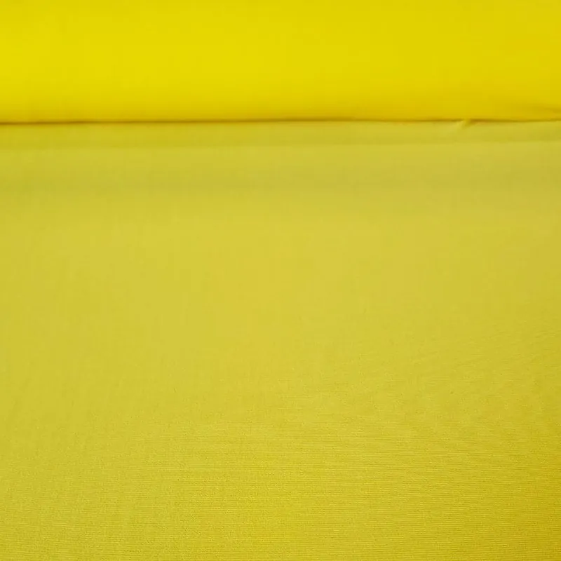 Premium Tela de Punto de Seda Amarillo Flúor (ancho 1,50M)