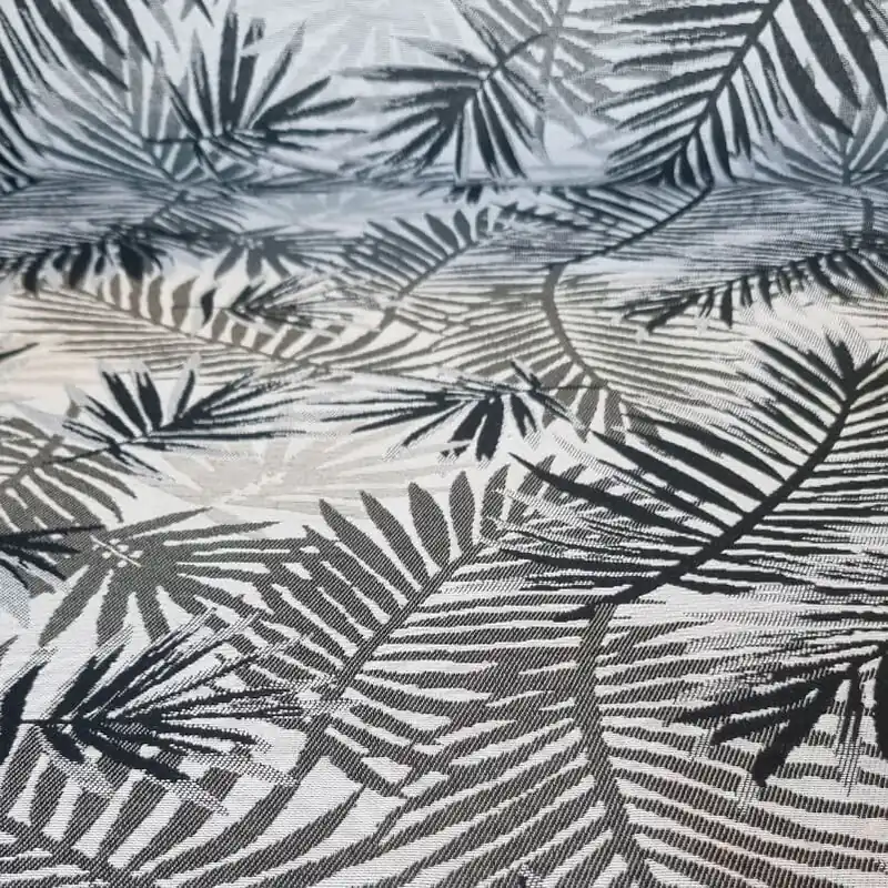 Tela de Gobelino Blanca Sombras Palmera (ancho 2,80M) Alta Calidad