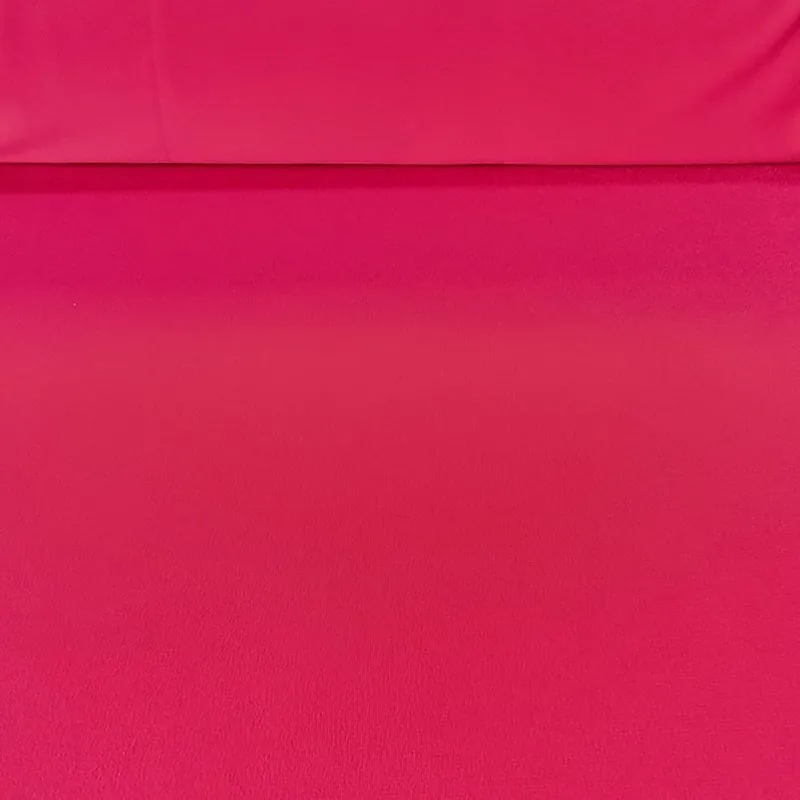 Tela de Punto de Seda Fucsia (ancho 1,50M) Auténtico