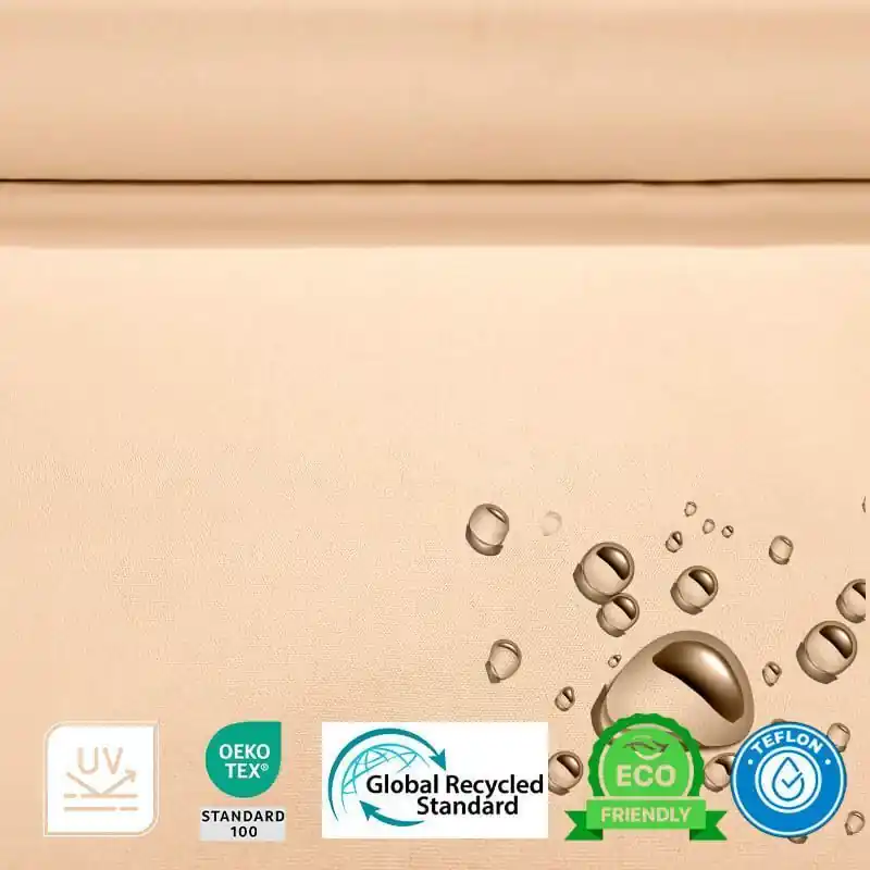Tela para Toldo Beige con Teflón (ancho 3,20M) Ordena Ya