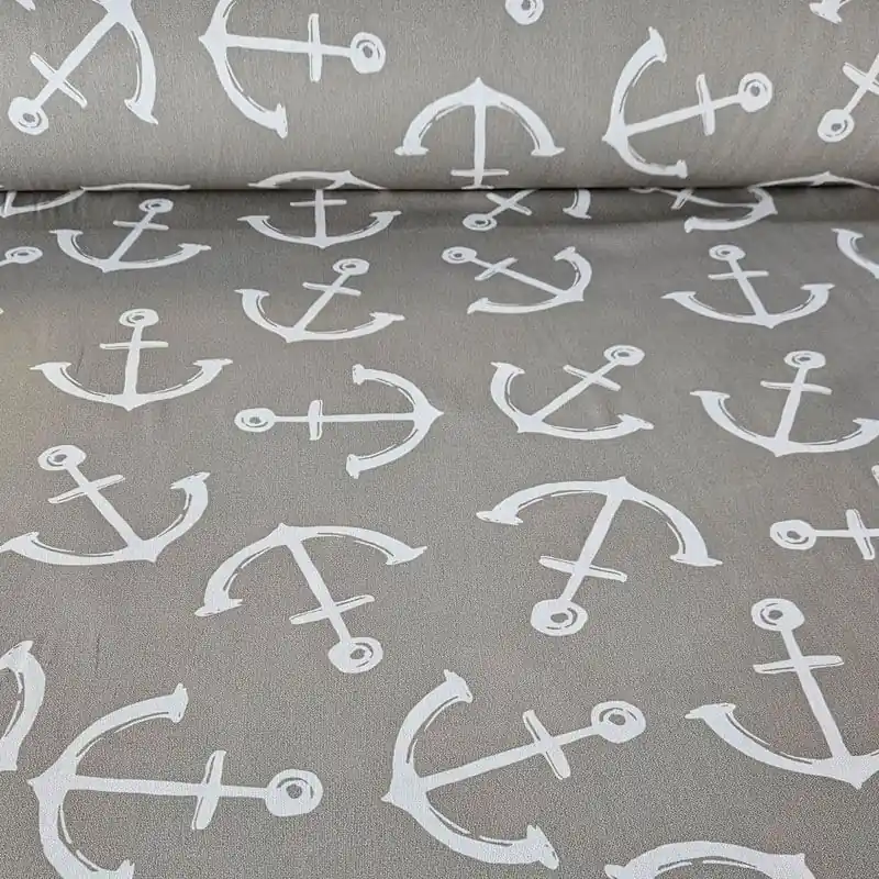 Precio De Fábrica Tela de Loneta Half Panamá Piedra Anclas Algodón (ancho 2,80M)