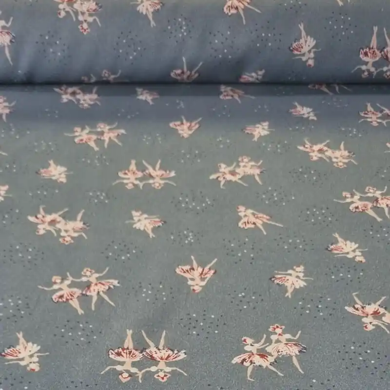 Tela de Viella Azul Jeans Ballet 100% algodón (ancho 1,50M) Garantía Incluida