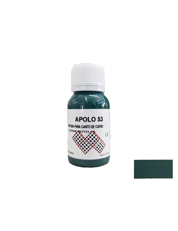 Moderno APOLO TINTA PARA CANTOS C/ 053 VERDE BOTELLA - BOTE 60 GRAMOS