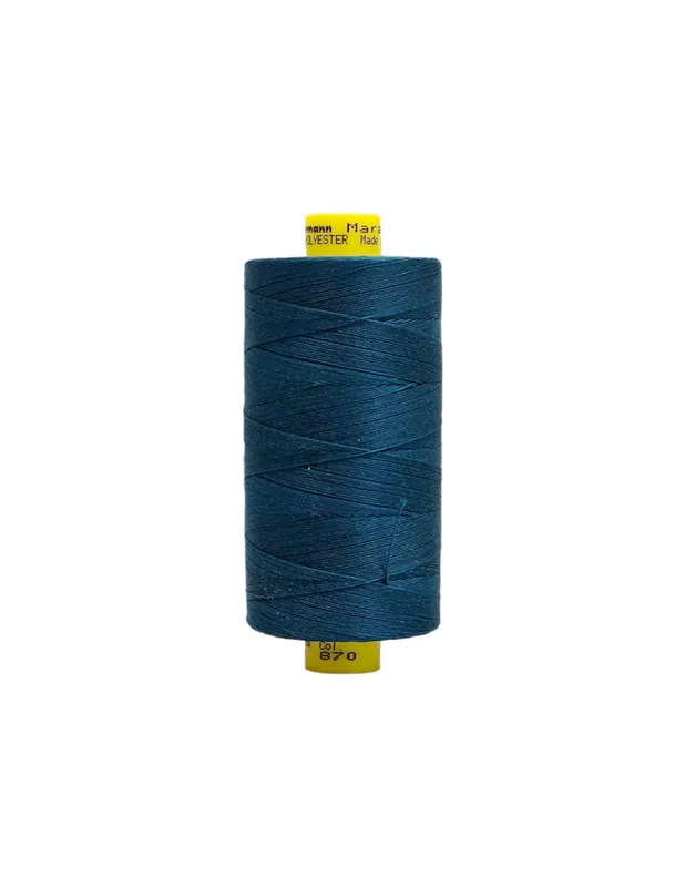 Últimas Unidades BOBINA HILO AZUL TURQUESA OSCURO MARA 30 300 MTS. C/0870