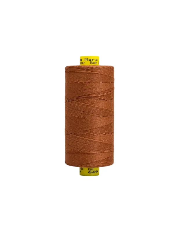 Envío Inmediato BOBINA HILO MARRÓN CAOBA MARA 70 700 MTS. C/ 0649