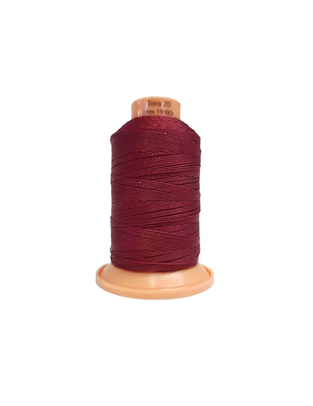 Precio Reducido BOBINA HILO ROJO BURDEOS TERA 20 200 MTS. C/ 0226