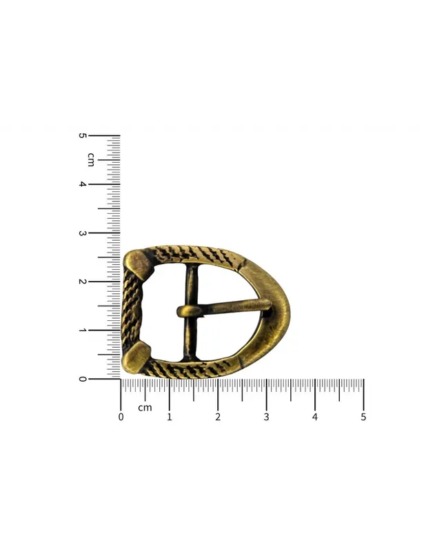 BOLSA DE 10 HEBILLAS W003-20 ORO VIEJO SATINADO Barato