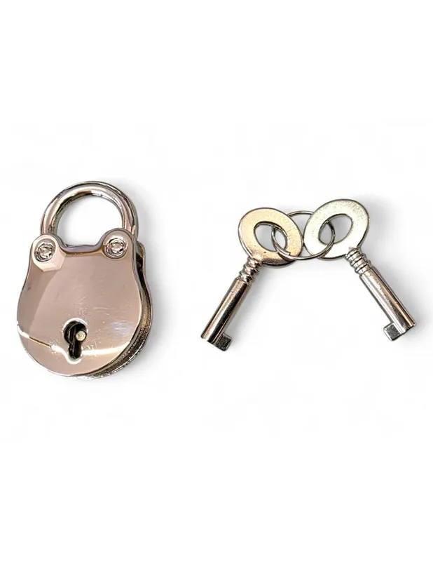 Últimas Unidades CANDADO METALICO NIQUELADO CON 2 LLAVES