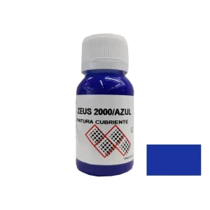 PINTURA PARA CUERO ZEUS 2000 AZUL - BOTE 60 GRAMOS Súper Precio