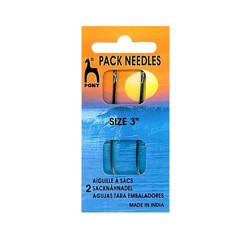 Última Oportunidad Agujas para embalar y punta curva. Dos tamaños - Aguja artesanos