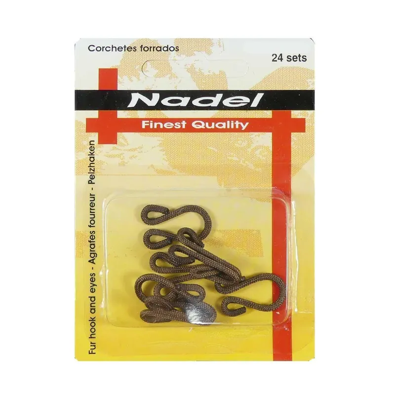 Última Versión Corchetes forrados grandes. Varios colores - Blanco - Accesorios para ropa