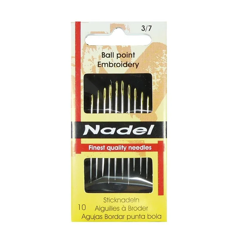 Agujas para bordar con punta de bola nº3/7 - Aguja elásticos/punto Envío Exprés