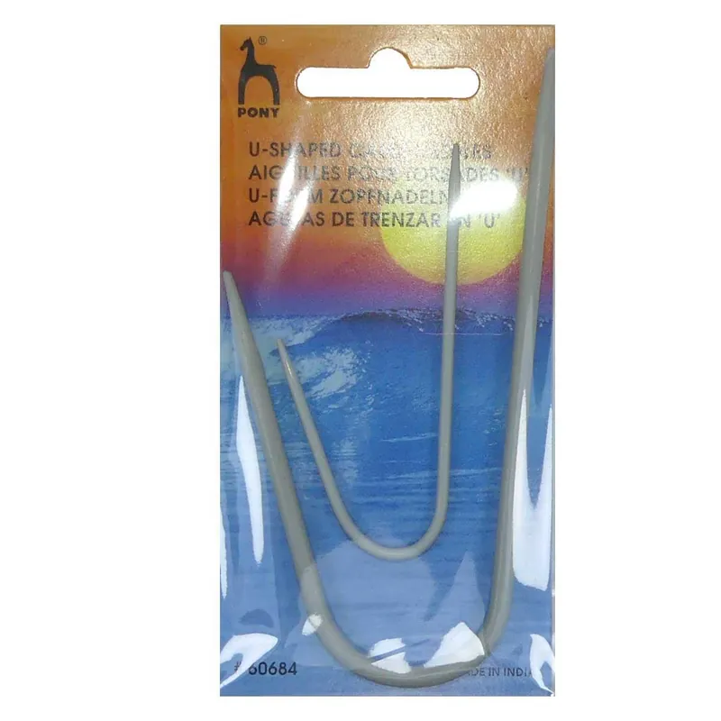 Agujas para trenzar con forma de U pequeñas. 2,25 y 4mm - Tricotar Más Vendido