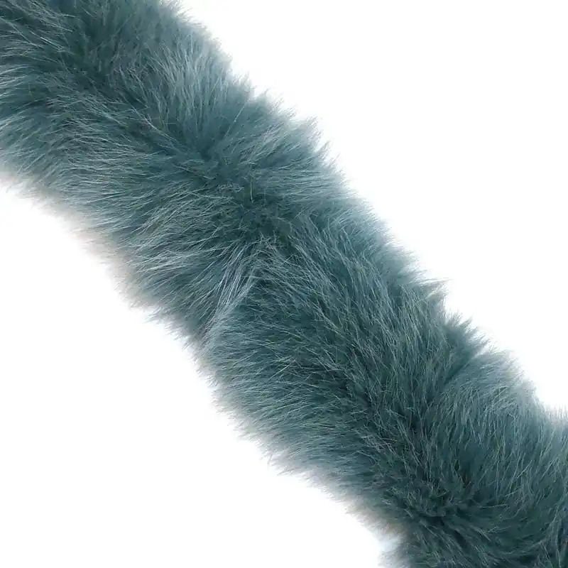 Vivo de pelo de zorro 5-8cm. Varios colores - Verde 11 Máxima Calidad