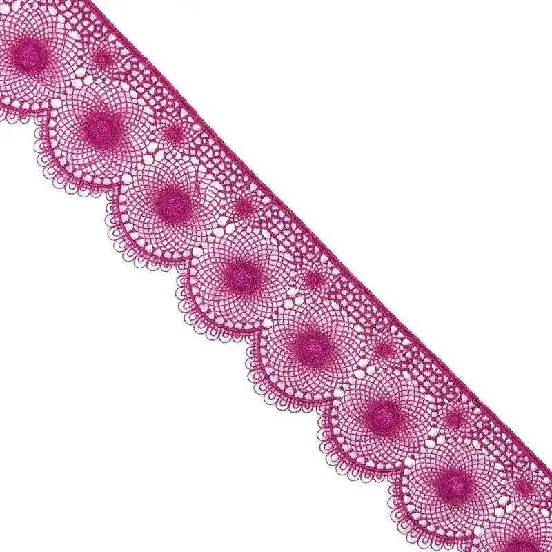 Últimas Unidades Puntilla de guipur 4 cm. Varios colores - Rosa 11