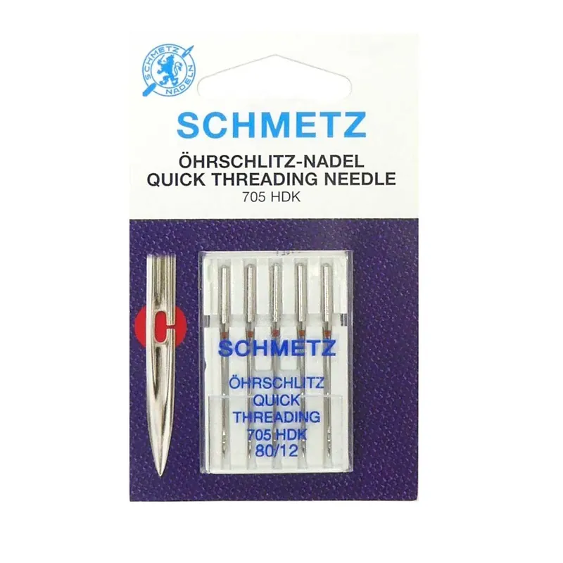 Agujas máquina de coser fácil de enhebrar. Varios tamaños - 80 A Buen Precio