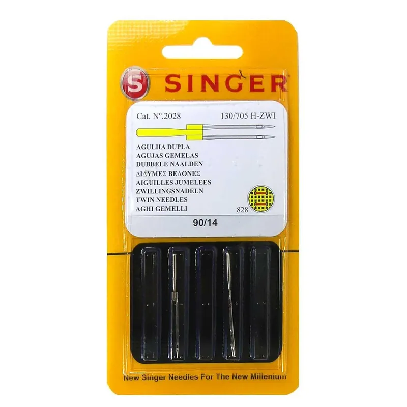 Agujas máquina de coser gemelas 90. 2mm separación - Aguja máquina coser Popular