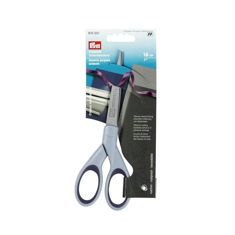 Tijera Titanium para costura de 17,5cm. Prym - Grande Solo Por Tiempo Limitado