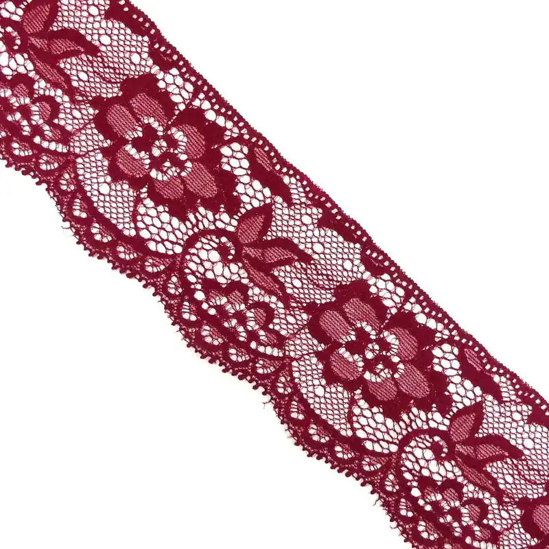 Encaje elástico nylón 6cm. Varios colores - Rosa 04 Edición Limitada