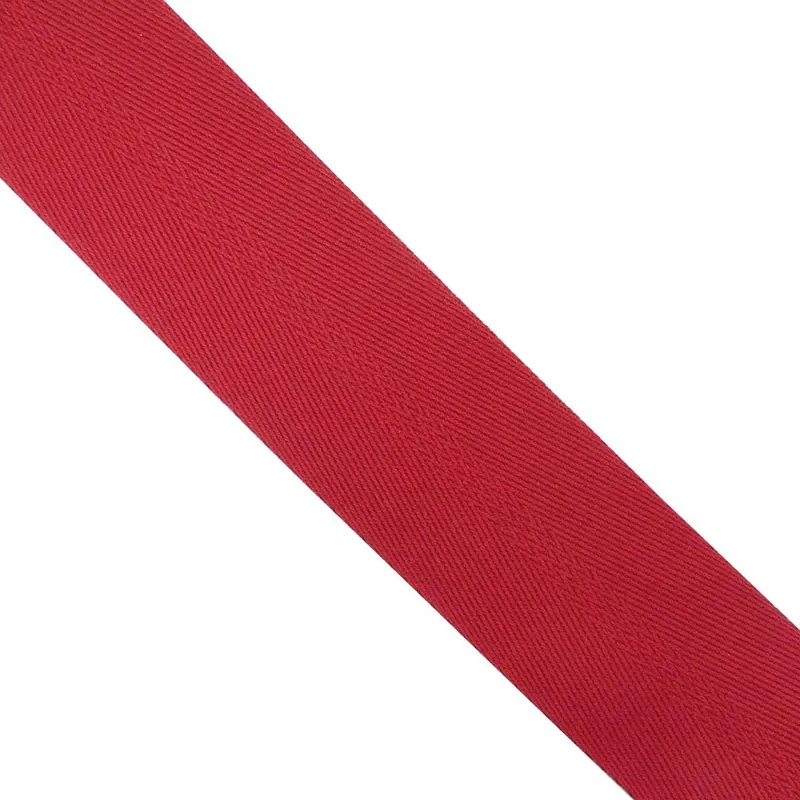 Cinta de algodón trencilla 5cm. Varios colores - Blanco Descuento