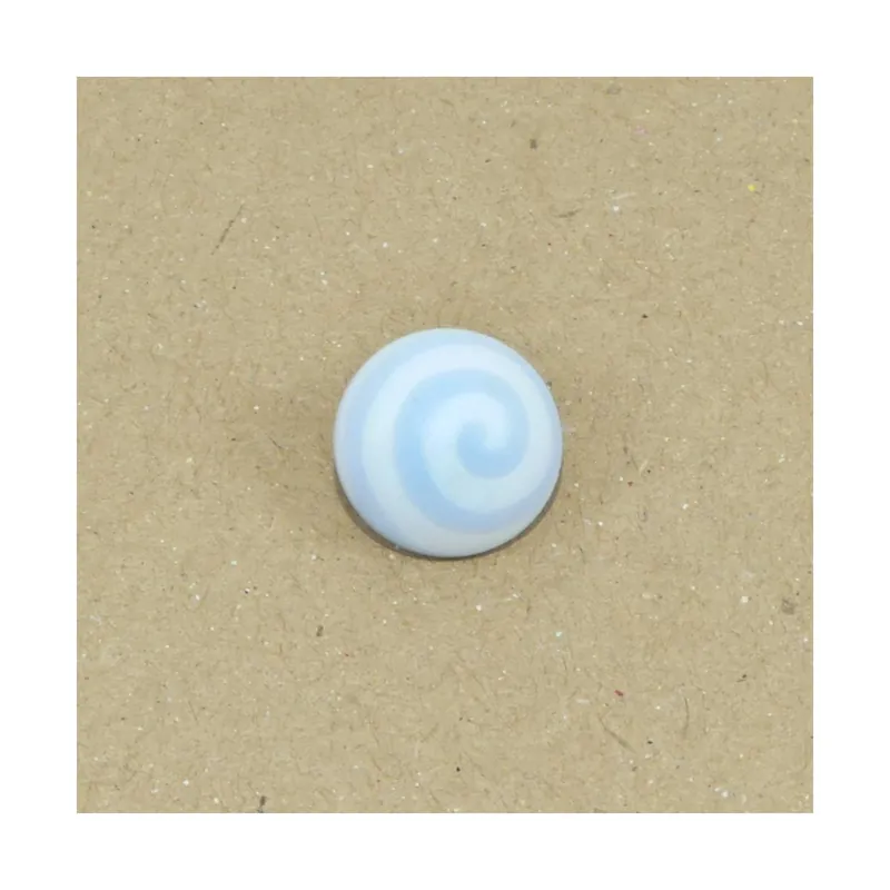 Última Oportunidad Botón infantil espiral bicolor - Azul 21 - 13 mm (20")