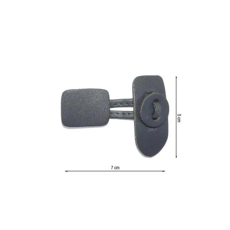 A Buen Precio Broche de trenka imipiel con pasador 7cm. Varios colores - Marrón 04