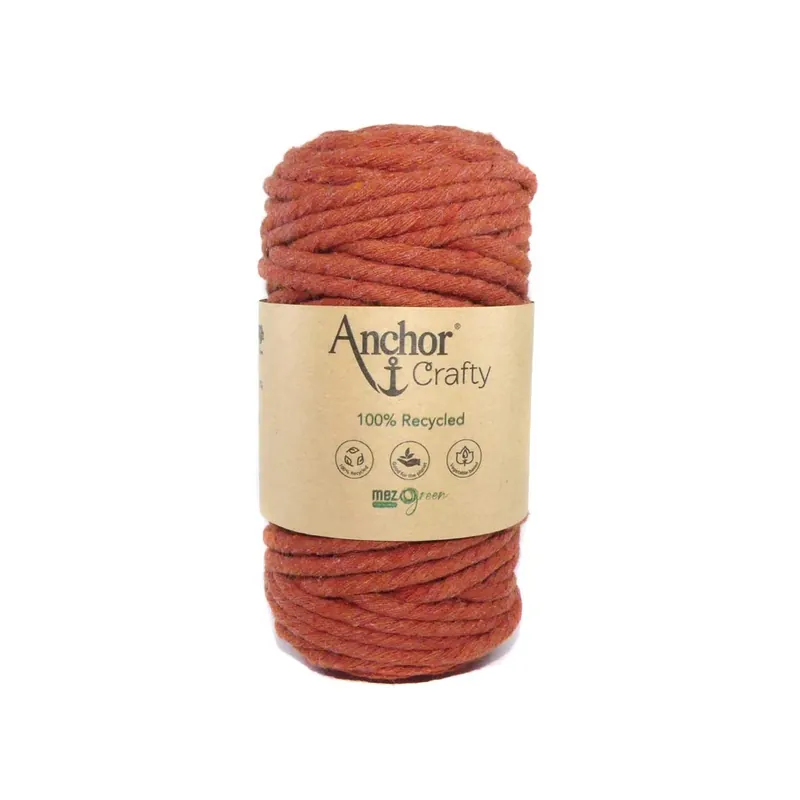 Anchor Crafty para macramé 250gr. Varios colores - Verde 12 Directo De Fábrica