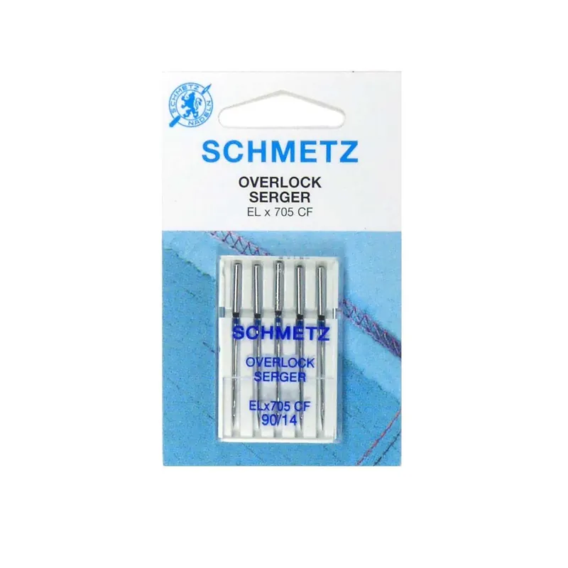 Aguja máquina overlock nº90 ELx705CF. Schmetz - Aguja máquina coser Mayoreo
