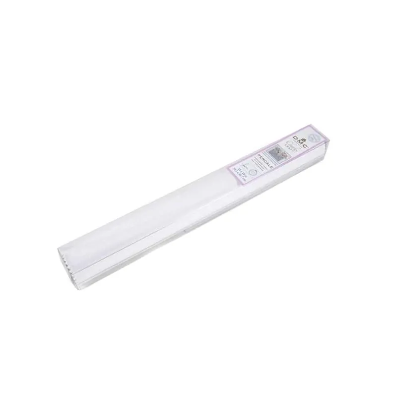 Tela para bordar Percale fina 50,8x61cm - Blanco - Panamá Precio Reducido