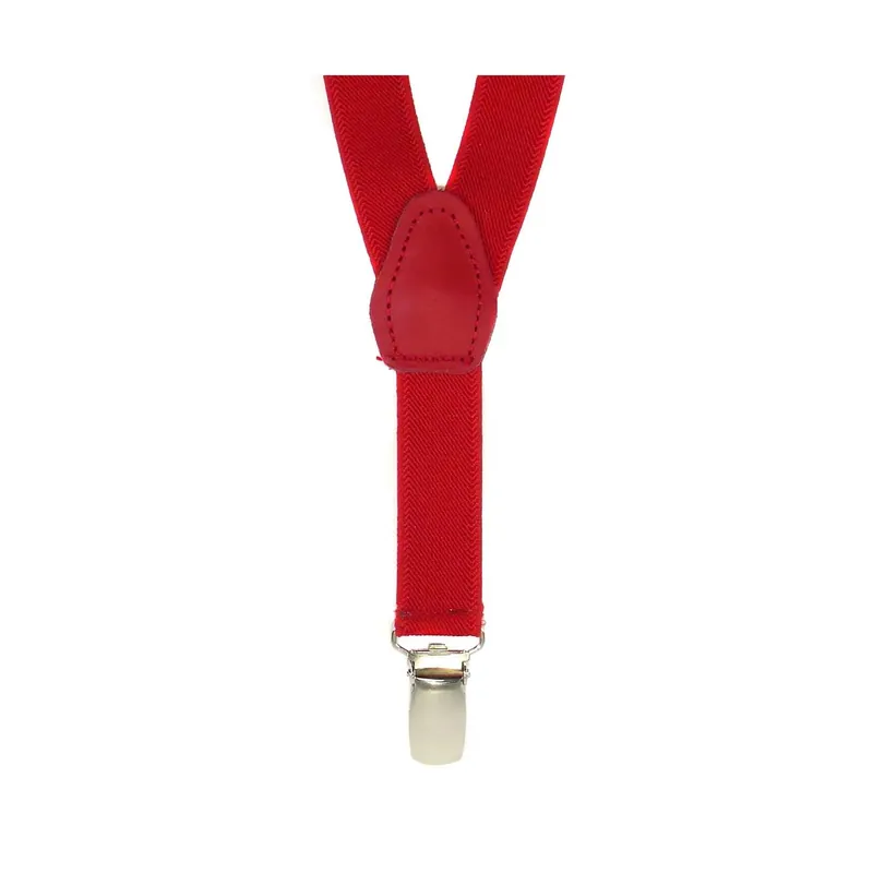 Tirante para niño con pieza de cuero 18mm. Varios colores - Marrón 03 Tendencia