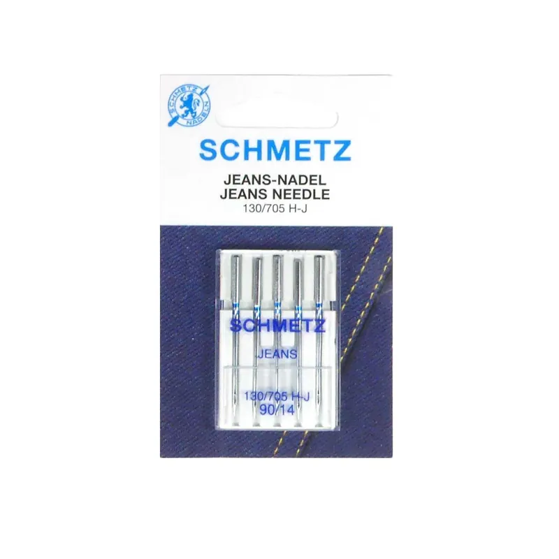 Agujas máquina de coser vaqueros. Schmetz - 90 Nuevo Modelo