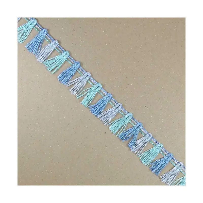 Precio Bajo Fleco de borlas de cuquillo 2cm. Varios colores - Rosa 11