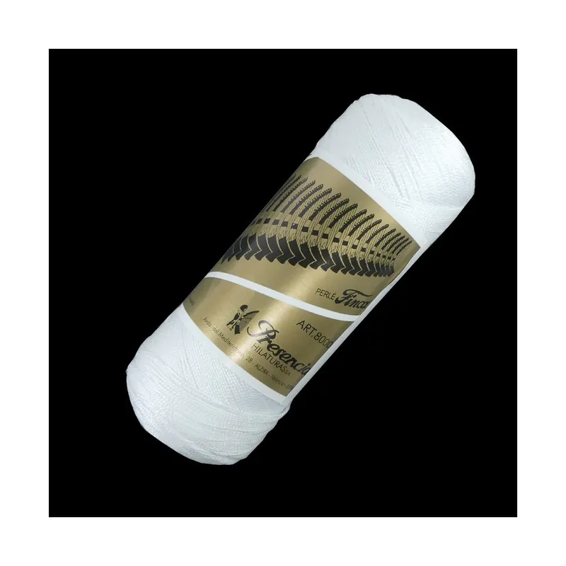 Hilo de perlé del nº8 100gr. Varios colores - Blanco Roto Envío Gratis