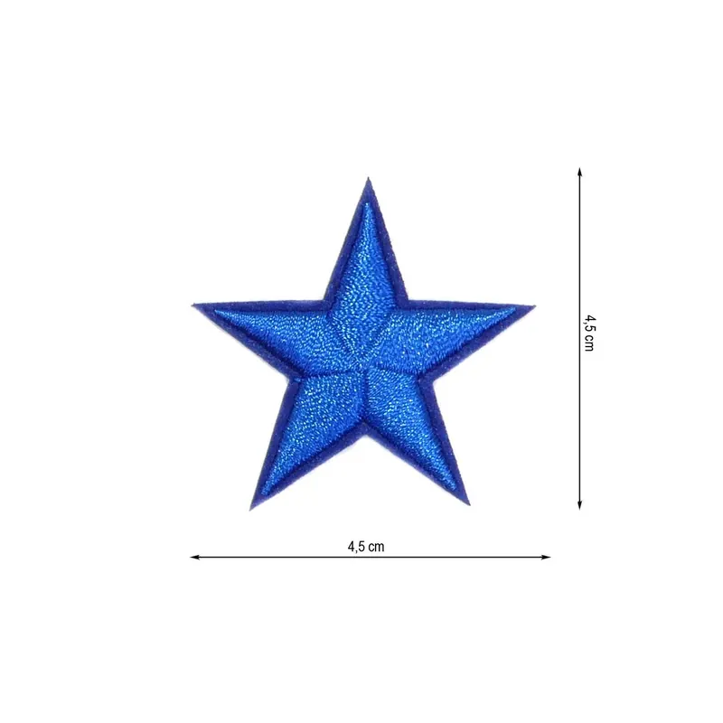 Tendencia Parche termoadhesivo estrella 4,5cm. Múltiples colores - Azul 19