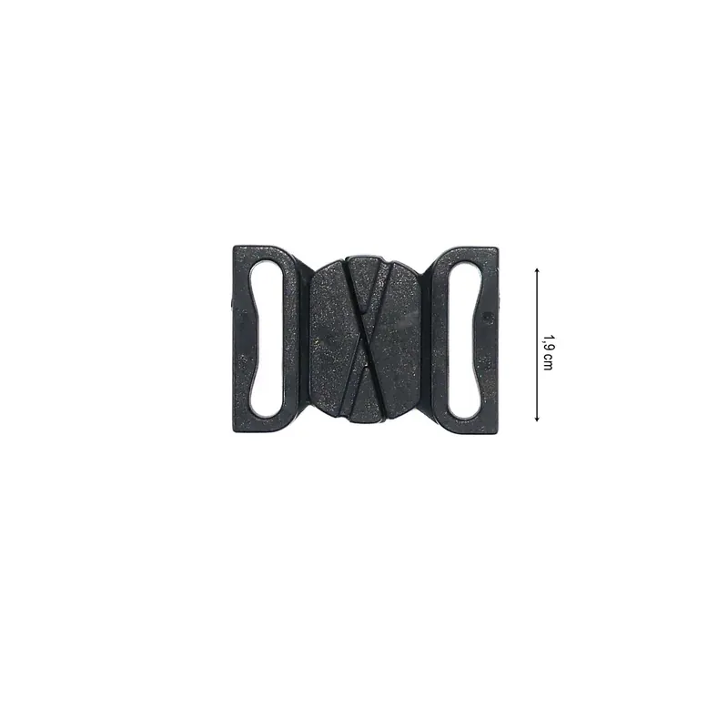 Alta Calidad Broche para bikini plástico 1,9cm paso. Varios colores - Transparente